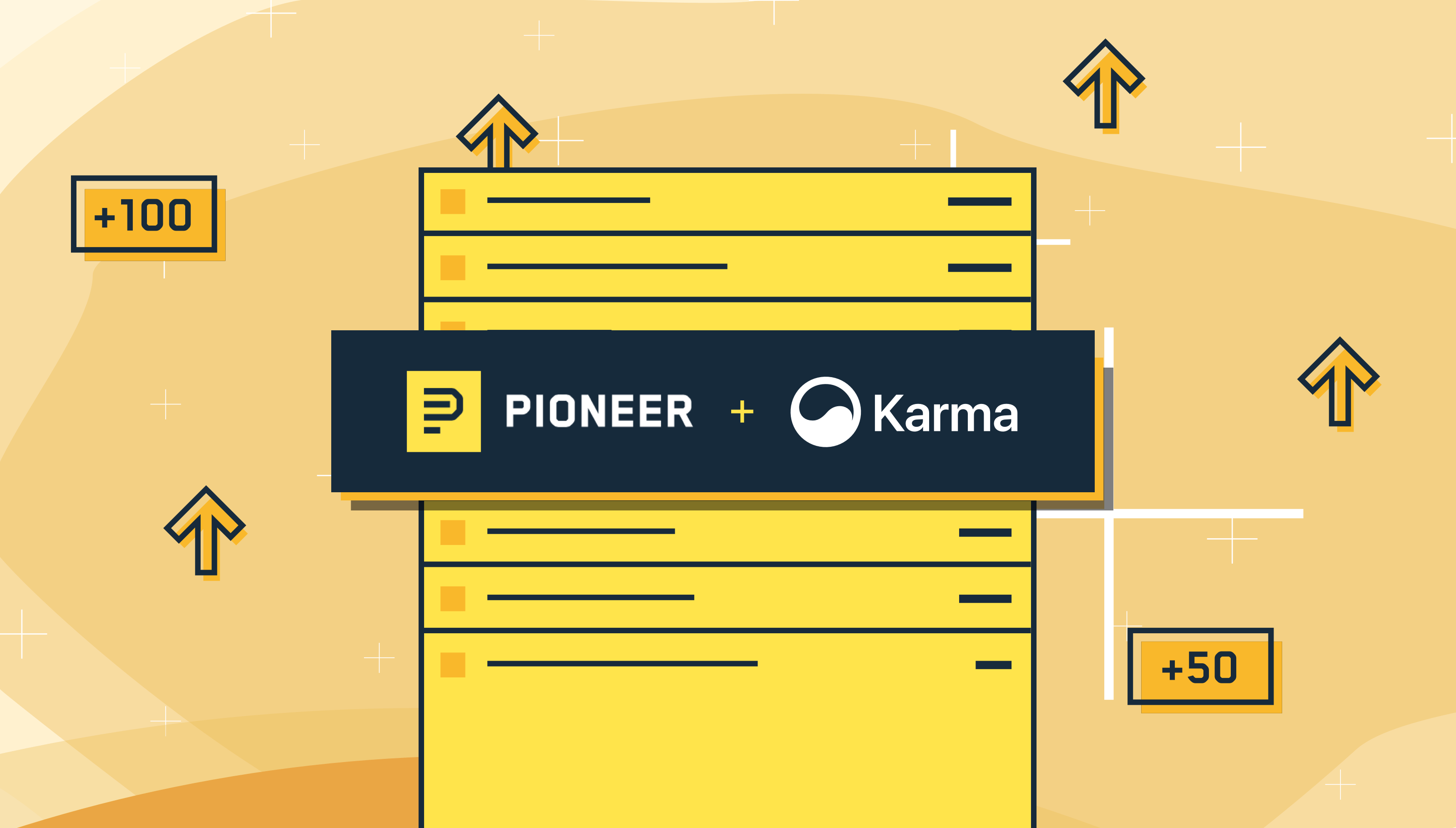 Pioneer.app + Karma bot