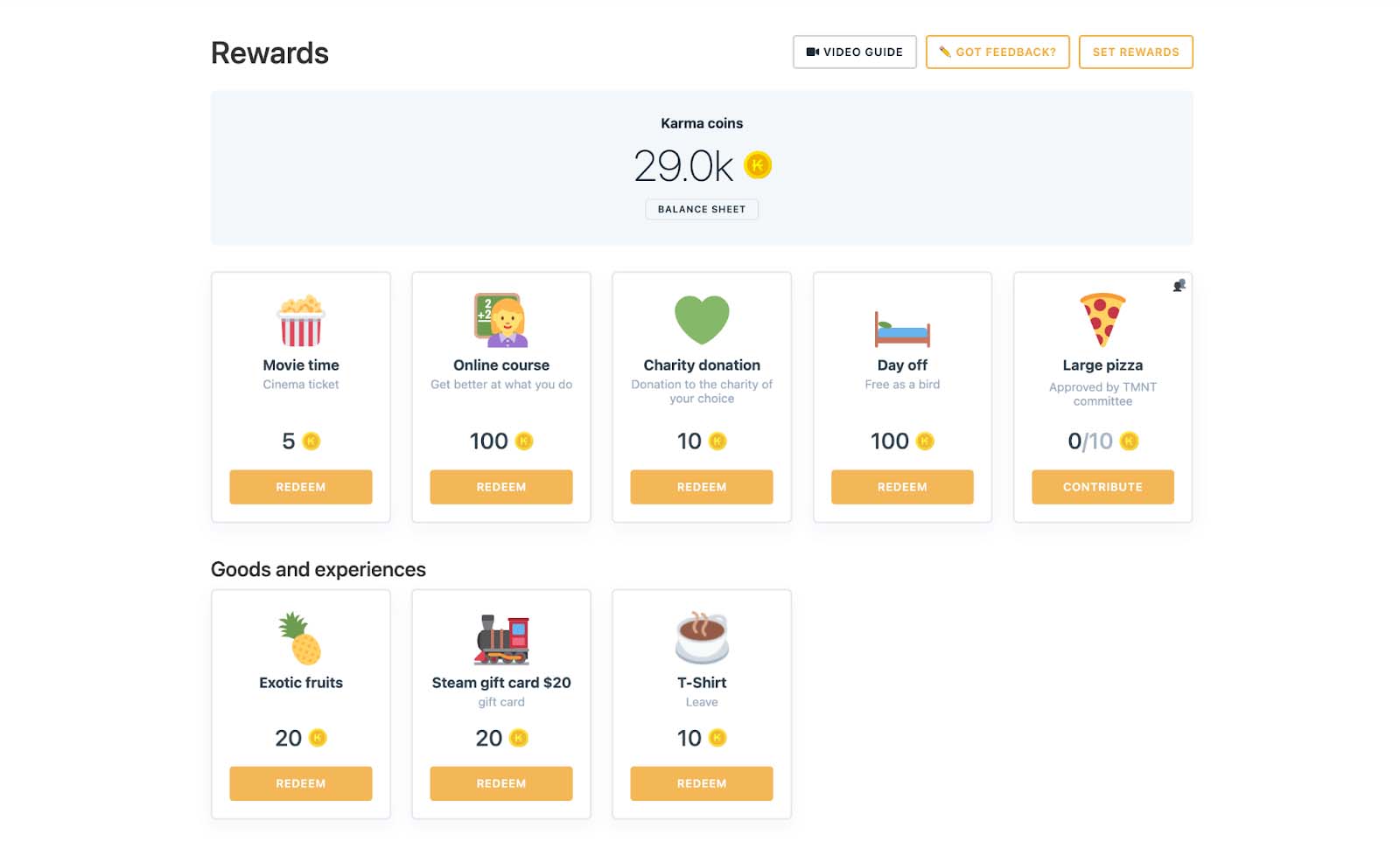 Rewards